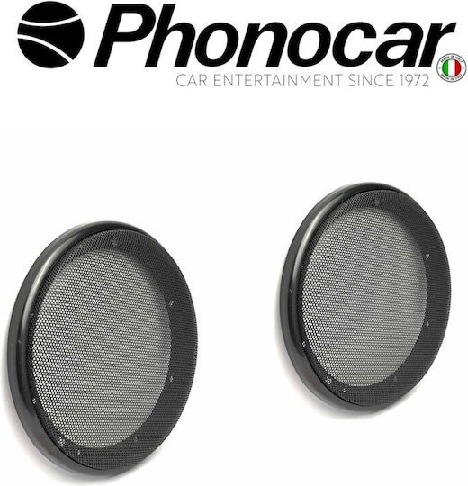 Phonocar Σίτες - Καπάκια για Ηχεία 16.5cm 2τμχ