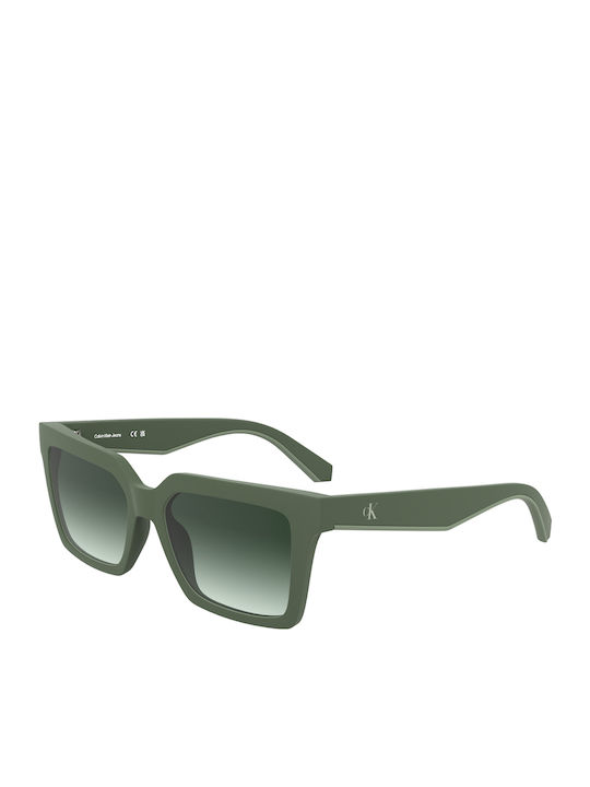 Calvin Klein Women's Sunglasses with Green Plastic Frame and Green Lens CKJ25602S 302