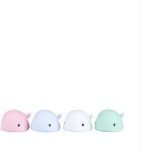 Flow Flow Night Light LED Whale Moby Battery Pink