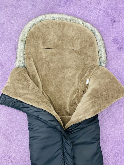 Kinderwagen-Fußsack Schwarz