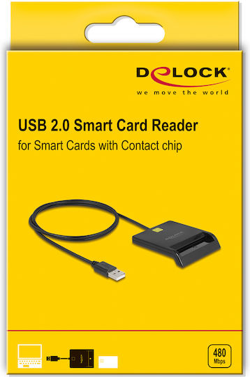 DeLock Card Reader USB 2.0 για SmartCard