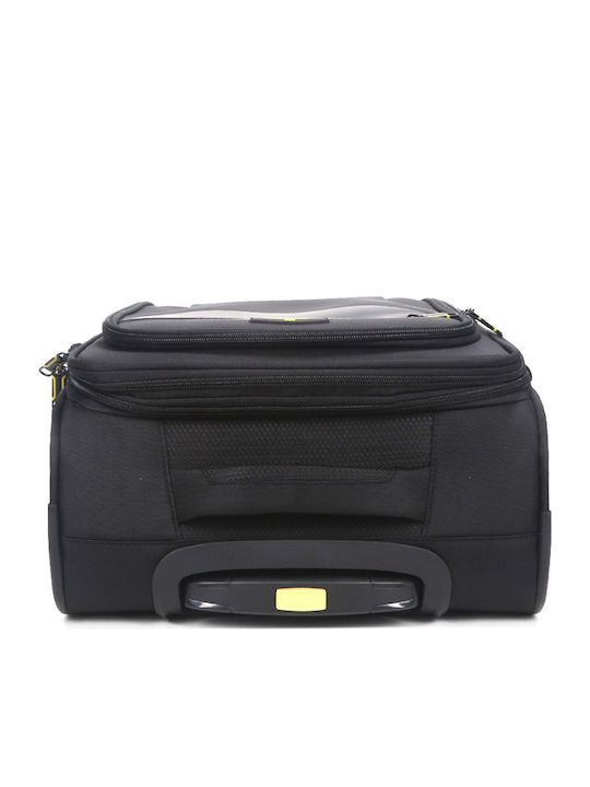 WORLDLINE Kabinenreisekoffer Black mit 4 Räder Höhe 55cm