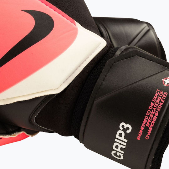 Nike Grip 3 Adults Goalkeeper Gloves Pink