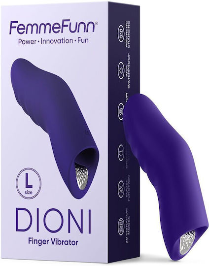 FemmeFunn Dioni Large Vibrator Finger mit Fernbedienung Lila
