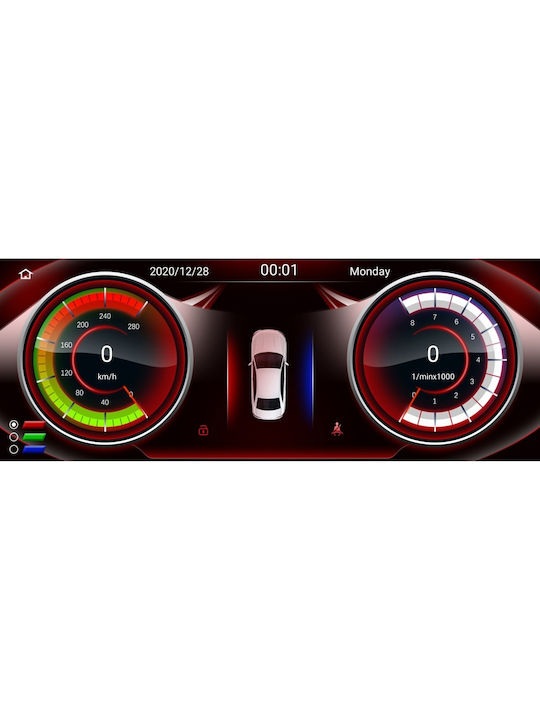 Digital IQ Car Audio System for BMW X5 (E70) / X6 (E71) 2009-2013 (Bluetooth/USB/WiFi/GPS/Apple-Carplay/Android-Auto) with Touch Screen 12.3"