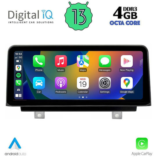 Digital IQ Ηχοσύστημα Αυτοκινήτου για BMW X5 (F15) / X6 (F16) 2016-2018 (Bluetooth/USB/WiFi/GPS/Apple-Carplay/Android-Auto) με Οθόνη Αφής 10.25"
