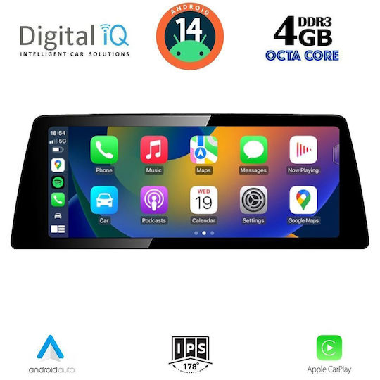 Digital IQ Ηχοσύστημα Αυτοκινήτου για BMW G30 2016 (Bluetooth/USB/WiFi/GPS/Apple-Carplay/Android-Auto) με Οθόνη Αφής 10.25"