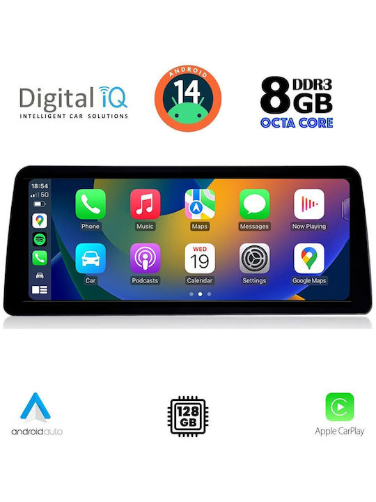 Digital IQ Car Audio System for BMW G30 2016 (Bluetooth/USB/WiFi/GPS/Apple-Carplay/Android-Auto) with Touch Screen 12.3"