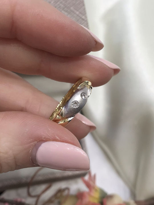 Antwnakakis Damen Ring aus Weißgold 18K