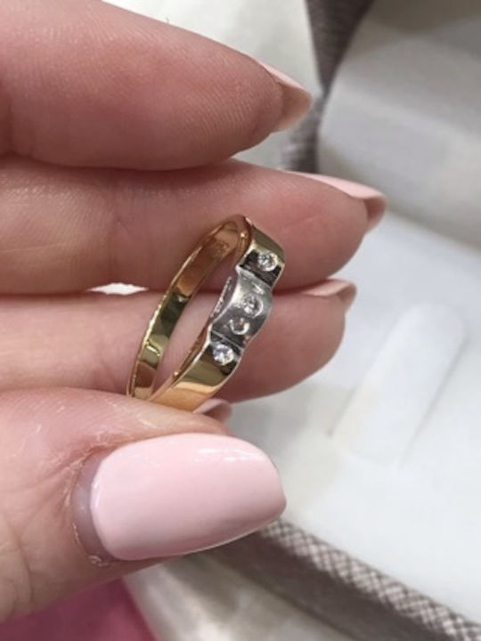 Antwnakakis Damen Ring aus Weißgold 18K