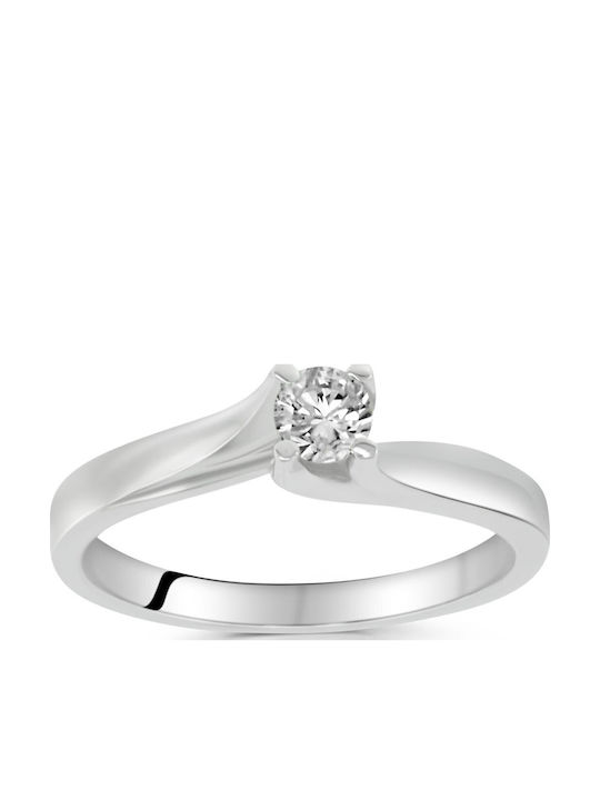 Antwnakakis Single Stone with Diamond