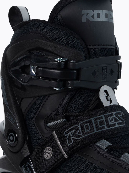 Roces Icon M Inline Rollers Schwarz Erwachsene/Kinder