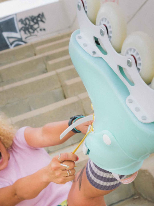 Powerslide Zoom Baby Blue 80 Inline Rollers Μπλε Ενηλίκων