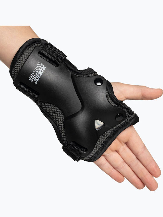 Roces Ventilated Подложки за колене за ролери Черен