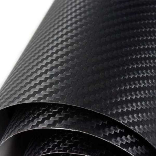 Benzi Autocolante Auto Carbon 127 x 127cm în Culoarea Negru 1buc