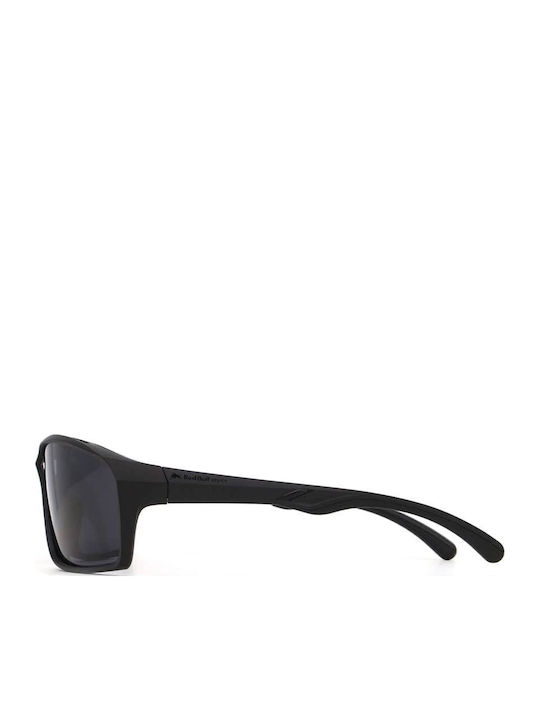 Red Bull Spect Unisex Sunglasses with Black Frame and Black Lens DRILL-001