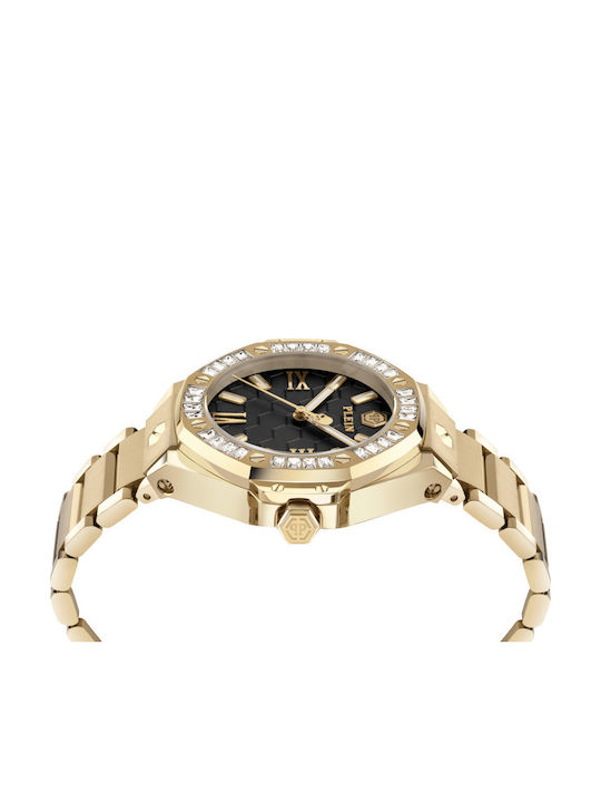 Philipp Plein Women's Watch with Gold Metal Bracelet
