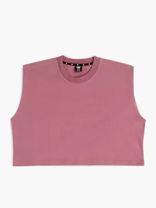 Women's Crop Top Cotton Deco Rose