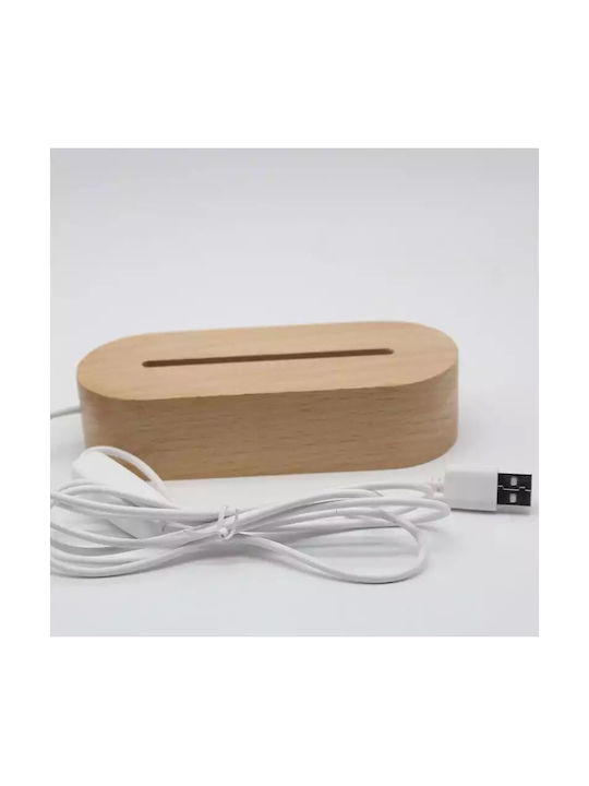Lumini LED Lampă decorativă pentru copii Bej 20x14cm