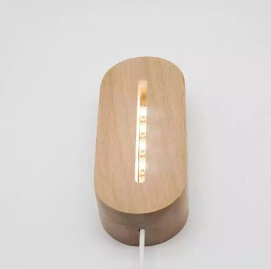 Led Παιδικό Διακοσμητικό Φωτιστικό Μπεζ 17x14cm