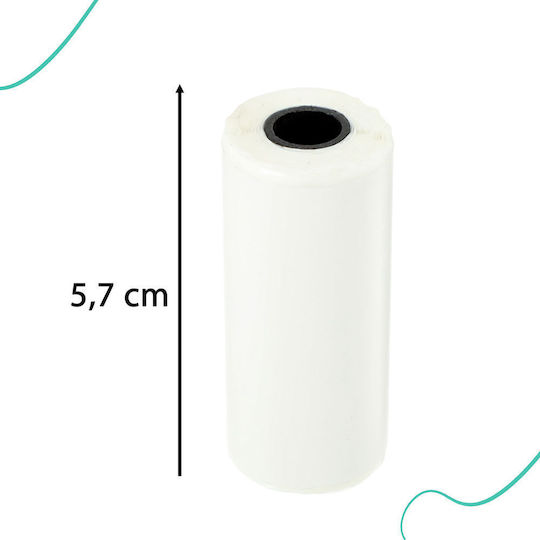 ACP Photo Paper 5τμχ. Ρολό (57x25) for Printers Thermal Sublimation/Transfer