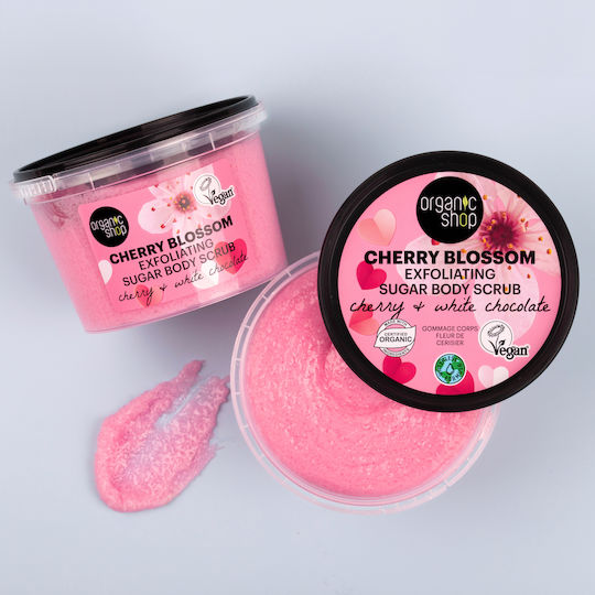 Natura Siberica Cherry Blossom Scrub Σώματος Cherry & White Chocolate 250ml