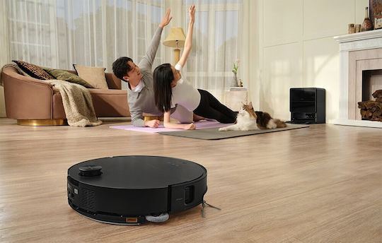 Roborock Saros 10 Robot Vacuum Cleaner With Battery Life Up To 220min And Space Coverage Up To 240sqm Black