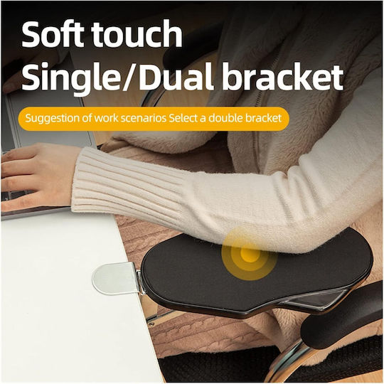 Ebest Metall Klappbare Handgelenkstütze Arm 90° Schwarz
