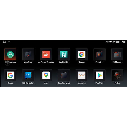 Lenovo Автомобилна Аудио Система (Блутут/USB/WiFi/GPS/Apple-Carplay/Android-Auto) с Тъчскрийн 10.33"
