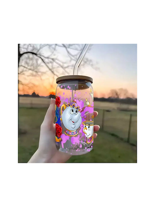 Glasdeckel Mrs Potts