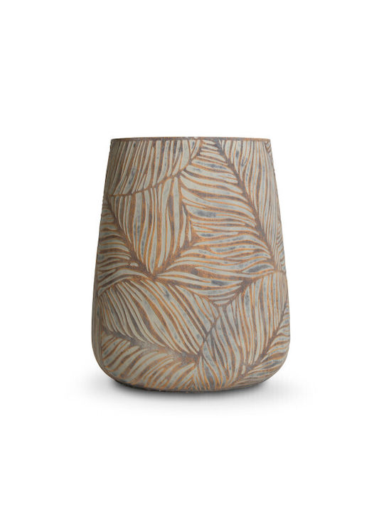 Harmony Γλάστρα Τσιμεντένια Taupe 43x43x65εκ.