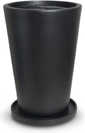 Harmony Pot Ceramic Black 60x60x83cm.