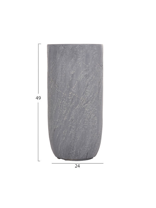 HomeMarkt Σετ 3 Γλάστρες Μεταλλικές Cement