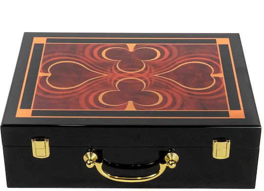 Pokeritems Set 500 Numbered Poker Chips 14gr in Suitcase