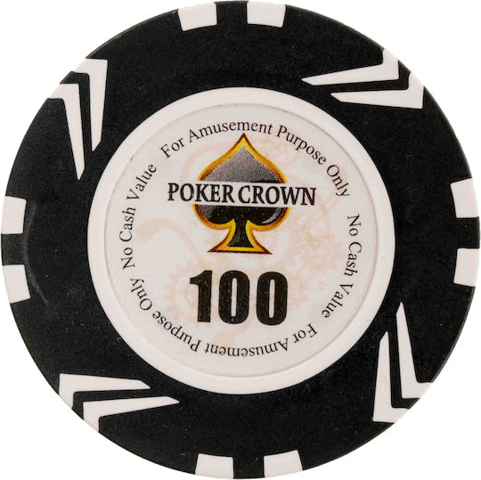Pokeritems Set 500 Numbered Poker Chips 14gr in Suitcase