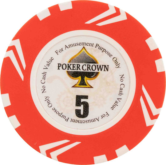 Pokeritems Set 500 Numbered Poker Chips 14gr in Suitcase