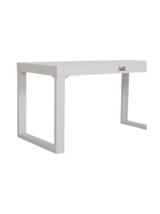Sentry Auxiliary Outdoor Free Standing Aluminum Table White 87x43xcm