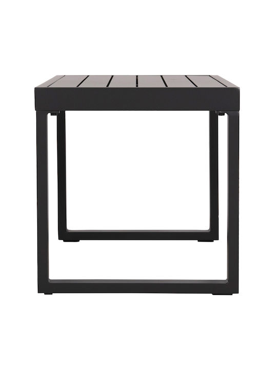 Sentry Auxiliary Outdoor Free Standing Aluminum Table Dark Grey 87x43xcm