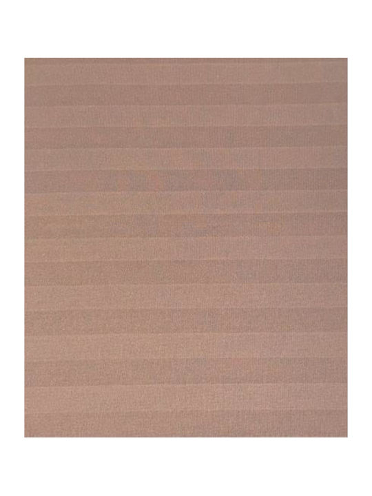 Linea Home Sheet for Single Bed 160x240cm. Soft Satin Beige