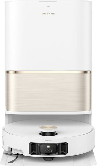 Dreame L50 Pro Ultra Robot Vacuum Cleaner with Laser Mapping & 19500Pa Suction Power White