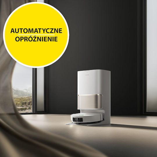 Dreame L50 Pro Ultra Robot Vacuum Cleaner with Laser Mapping & 19500Pa Suction Power White