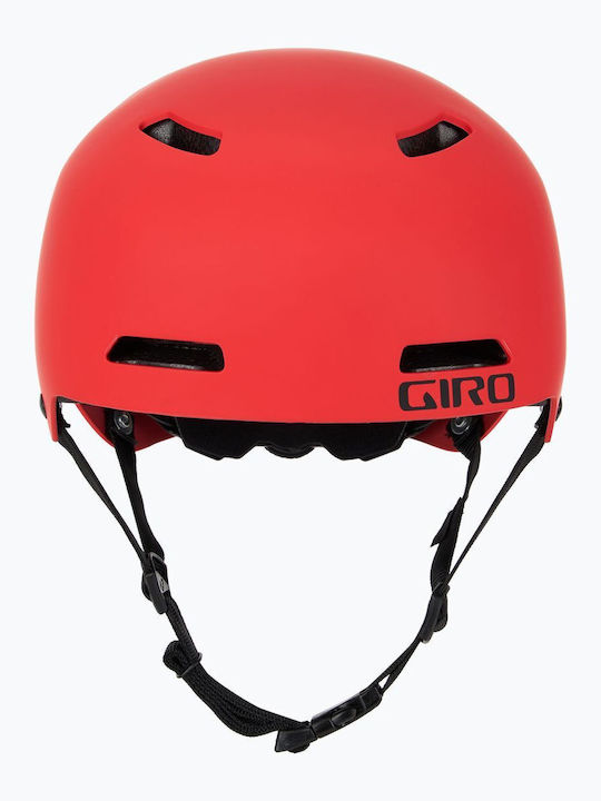 Giro Cască pentru biciclete / trotinete pentru copii pentru biciclete Orașului Roșu cu protecție MIPS și lumină LED încorporată