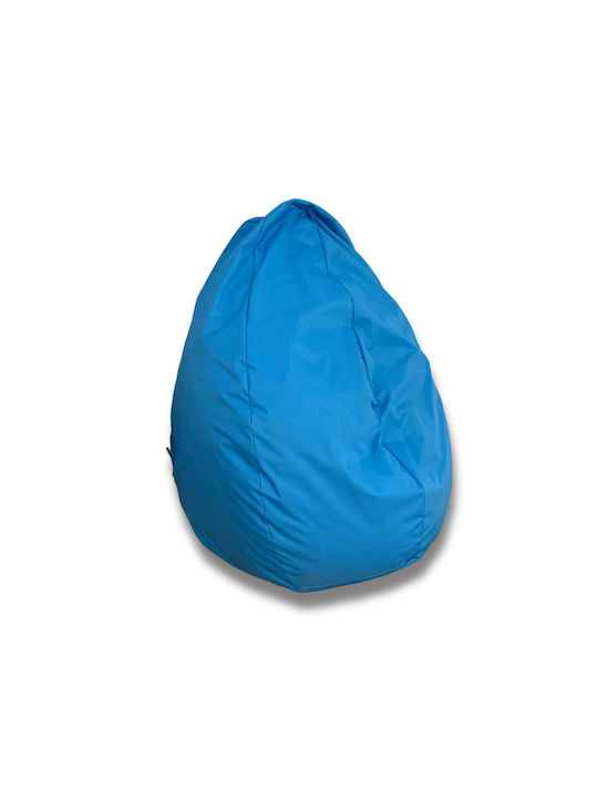 Πουφ Αχλάδι Αδιάβροχο Light Blue