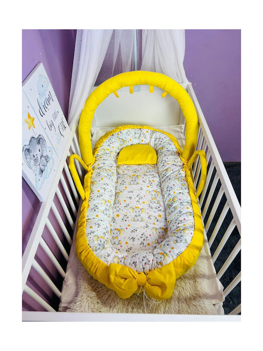 Βρεφικό Μαξιλάρι Φωλιά Yellow