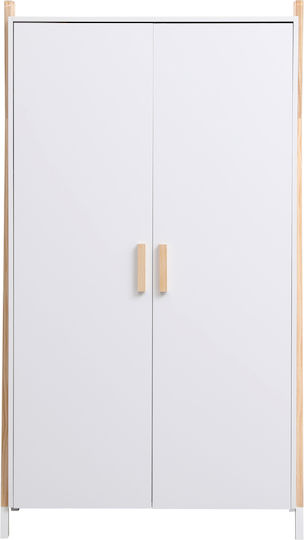 Paschal Ușă dublă Dulap Alb 96x44x170cm