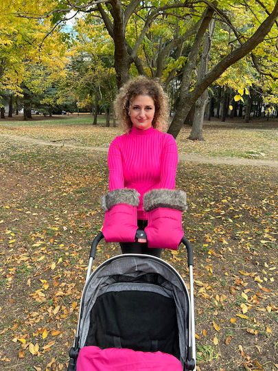 Handmuffs Stroller Fuchsia