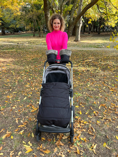Handschellen Kinderwagen Schwarz