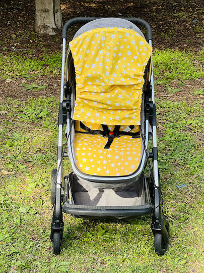 Sonnenschirm Kinderwagen Gelb