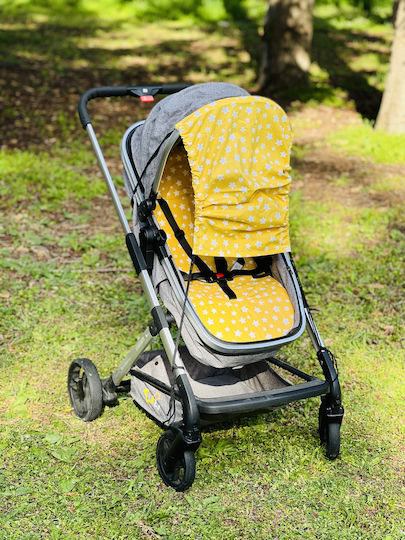 Sonnenschirm Kinderwagen Gelb