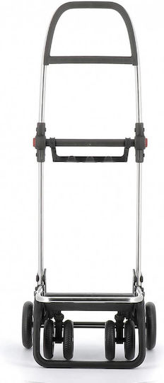 Stoff Einkaufswagen Klappbar Schwarz 13x13x13cm